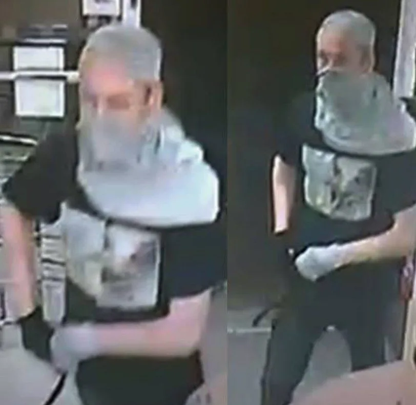 Portsmouth Co-op Robber Wields Pickaxe in £300 Hold-Up – Police Release CCTV Snaps!