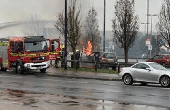 Mercedes A-Class Blaze on Fratton Road Sparks Fire Crew Rush—Electrical Fault Suspected