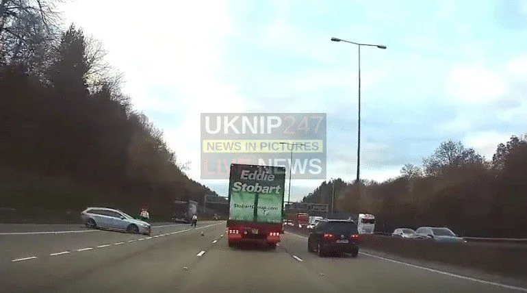 M25 Gridlock: Two Lanes Closed After Lorry and Car Crash Near Cobham Causes Rush Hour Mayhem