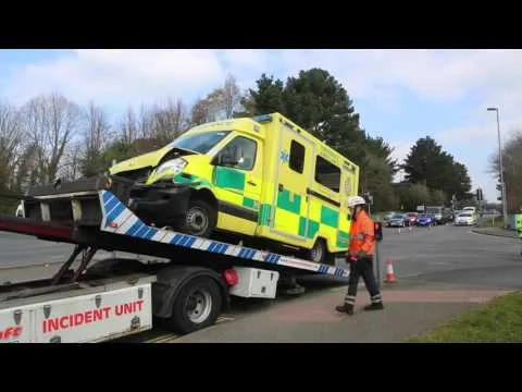 Woman Hurt as Ambulance Crashes During 999 Call in Southampton Emergency