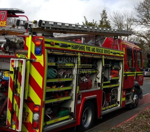 Three Fire Crews Battle House Blaze on Lincoln Close, Titchfield Common
