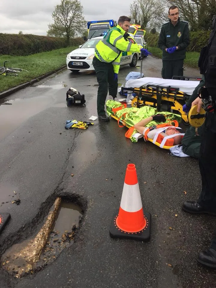 Cyclist Seriously Injured as Buckinghamshire Pothole Snaps Bike and Forces Hospital Operation