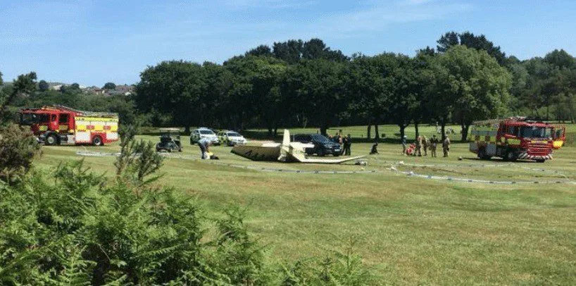 Pilot Walks Away After Dramatic Plane Crash on Isle of Wight Golf Course