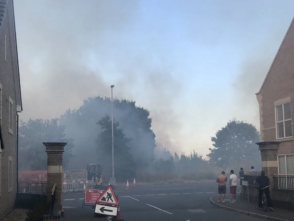 Dartford Blaze: Six Fire Engines Battle Fierce Grassland Fire Near Chapel Drive