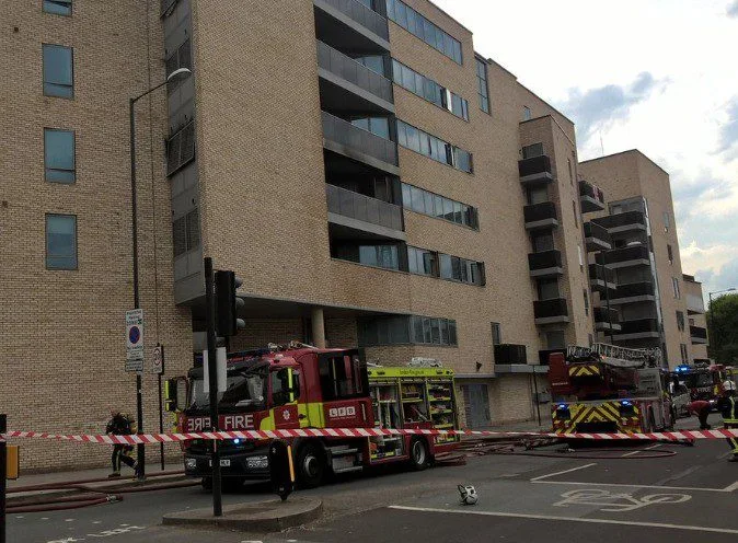 Blaze Rips Through Maida Vale Flat as 40 Firefighters Battle Flames