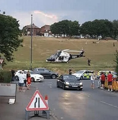 Air Ambulance Scrambles After Serious Crash on Valley Drive – Road Closed as Man Rushed to King’s College Hospital