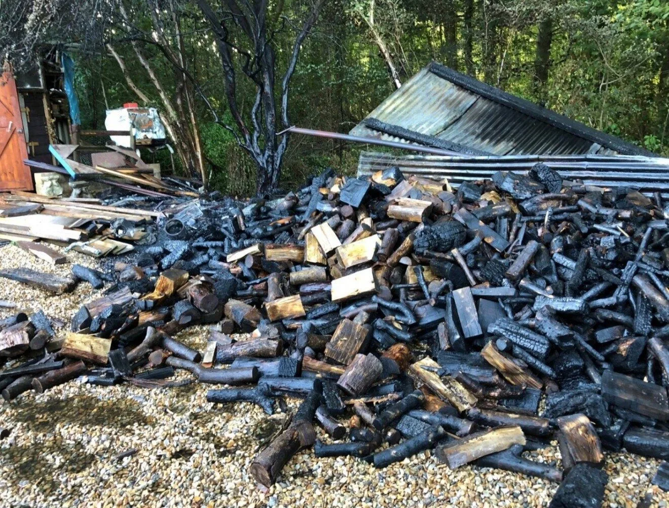 Early Morning Blaze in West Wight Wood Store Quashed by Quick-Thinking Firefighters