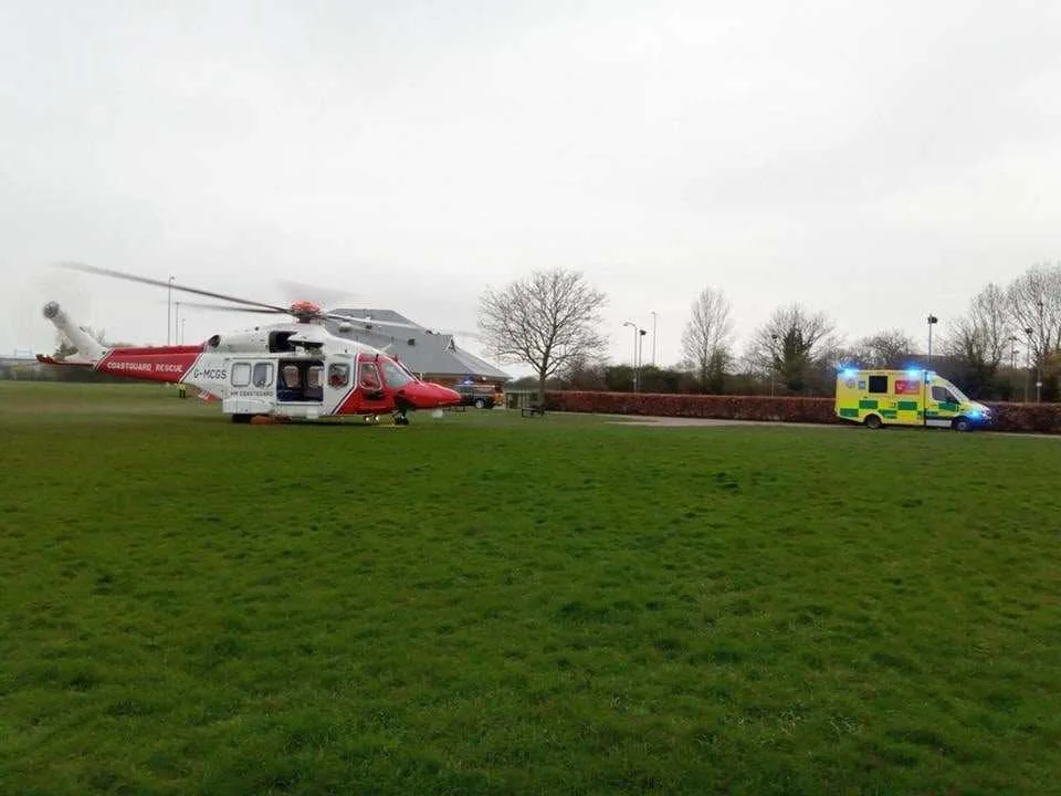 Coastguard Rescue 175 Airlifts Critical Patient from Newport’s St Mary’s to Southampton Hospital