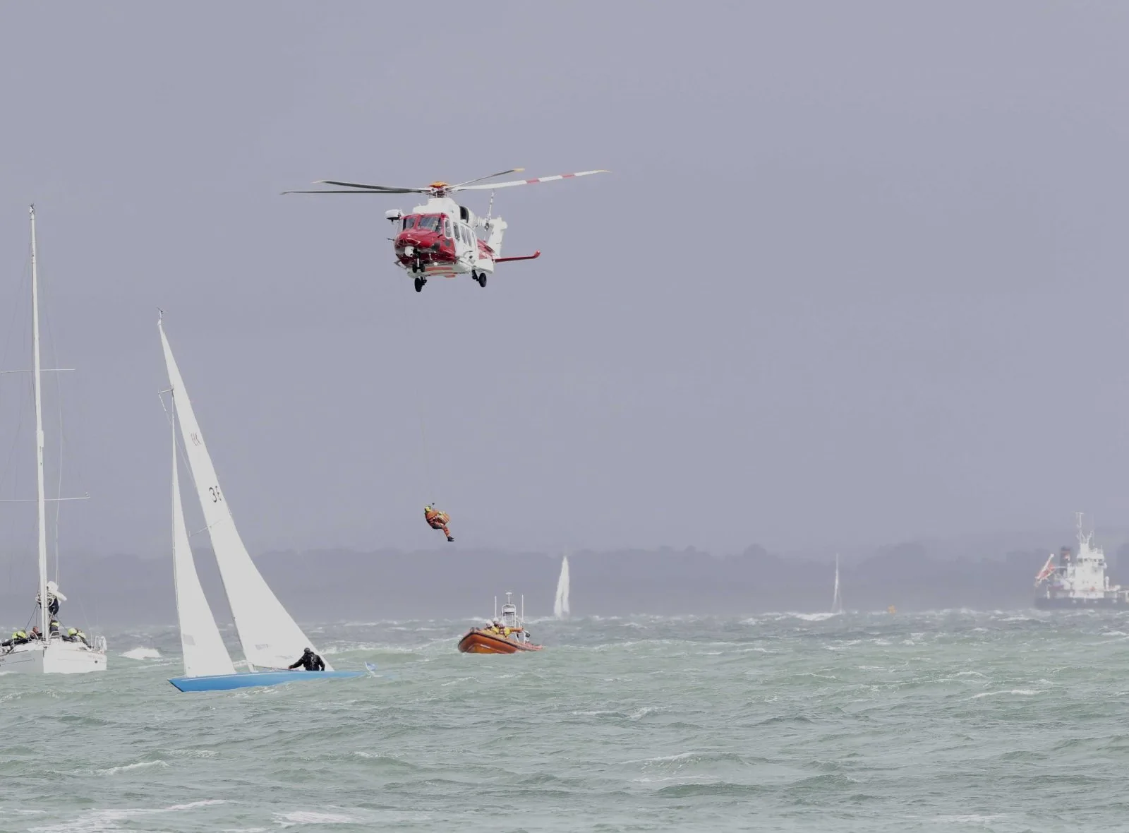 Cowes Week Chaos: Sailor Plunges Overboard Near Osborne Bay, Rushed to Hospital