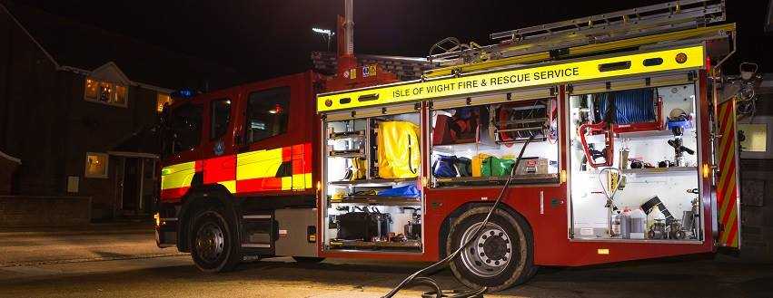 Cowes Couple Lucky escape  after Refrigerator Fire