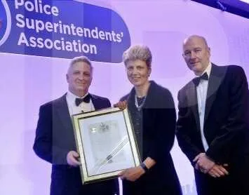 UK longest serving Top cop presented prestigious award