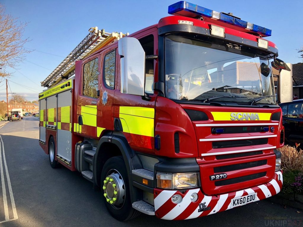 Crash Chaos on Ryde-Brading Road: Fire Crews and Police Tackle Collision Halting Traffic