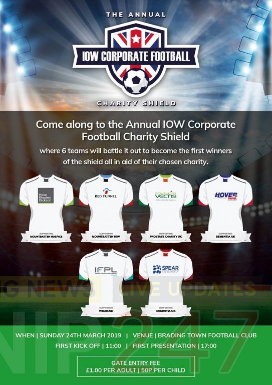 Isle of Wight Businesses Face Off in Charity Showdown at Brading Town FC