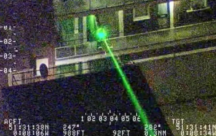 Man Questioned After Shining Laser at Police Helicopter During Isle of Wight Rescue Mission
