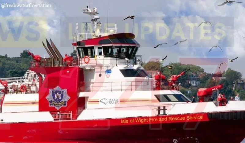 Isle of Wight Firefighters Launch New Fire Boat to Protect Island Waters