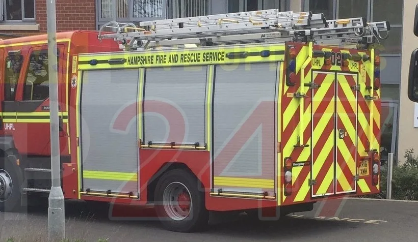 Fire breaks out at Hampshire shopping centre
