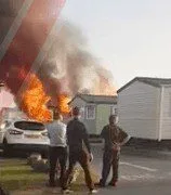 Fire Halts Fun at Trecco Bay as Caravan Blaze Damages Holiday Park