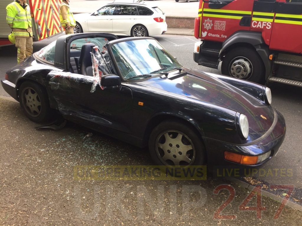 Person trapped following crash on the A30