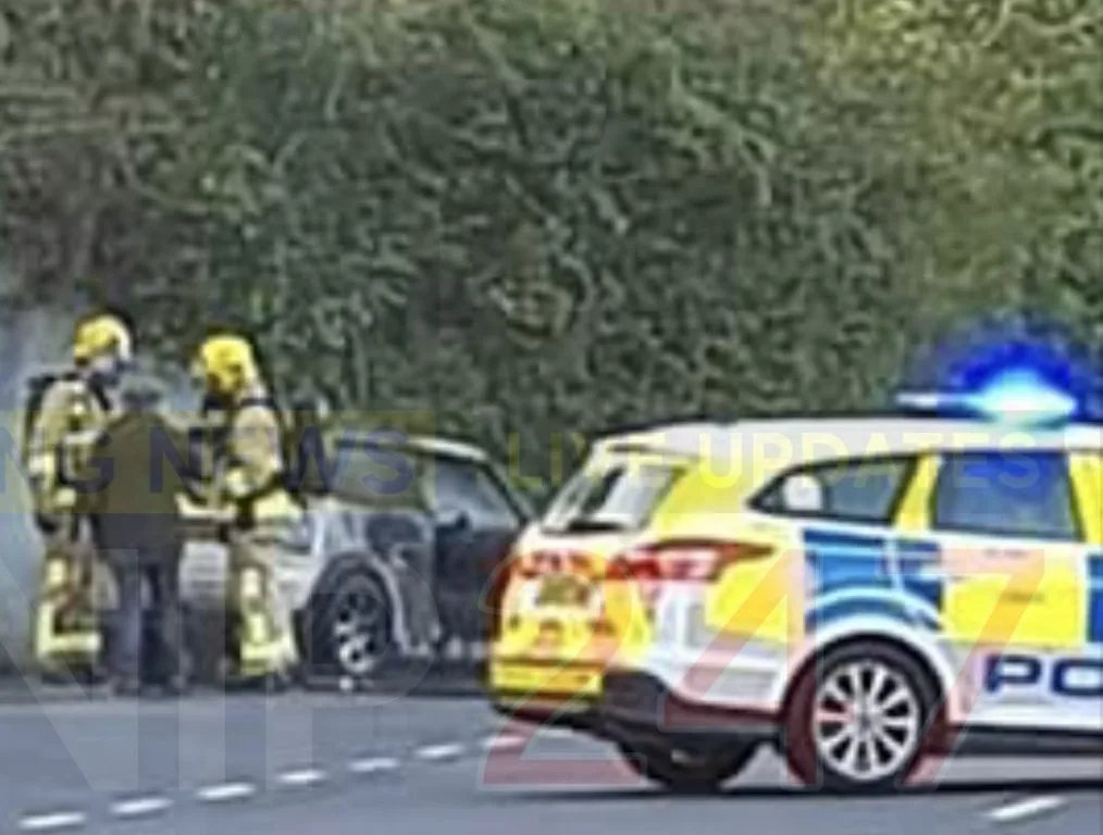 BMW Mini Blaze Sparks Panic on Cowes Outskirts – Driver Escapes Unharmed
