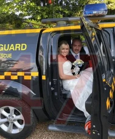 Coastguard Couple Jeff and Vicki Tie the Knot on Isle of Wight Amid Rescue Duty