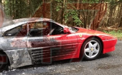 New meaning to Hot wheels after fire rips through Ferrari