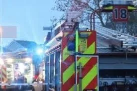 Heroic Firefighters Rescue Three and Woman from Roof in Gosport House Blaze