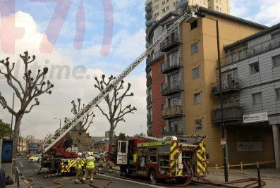 Firefighters Save Woman and Children After Massive Fulham Flat Blaze