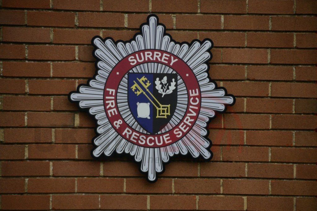 Fire crews called to house ablaze in Staines