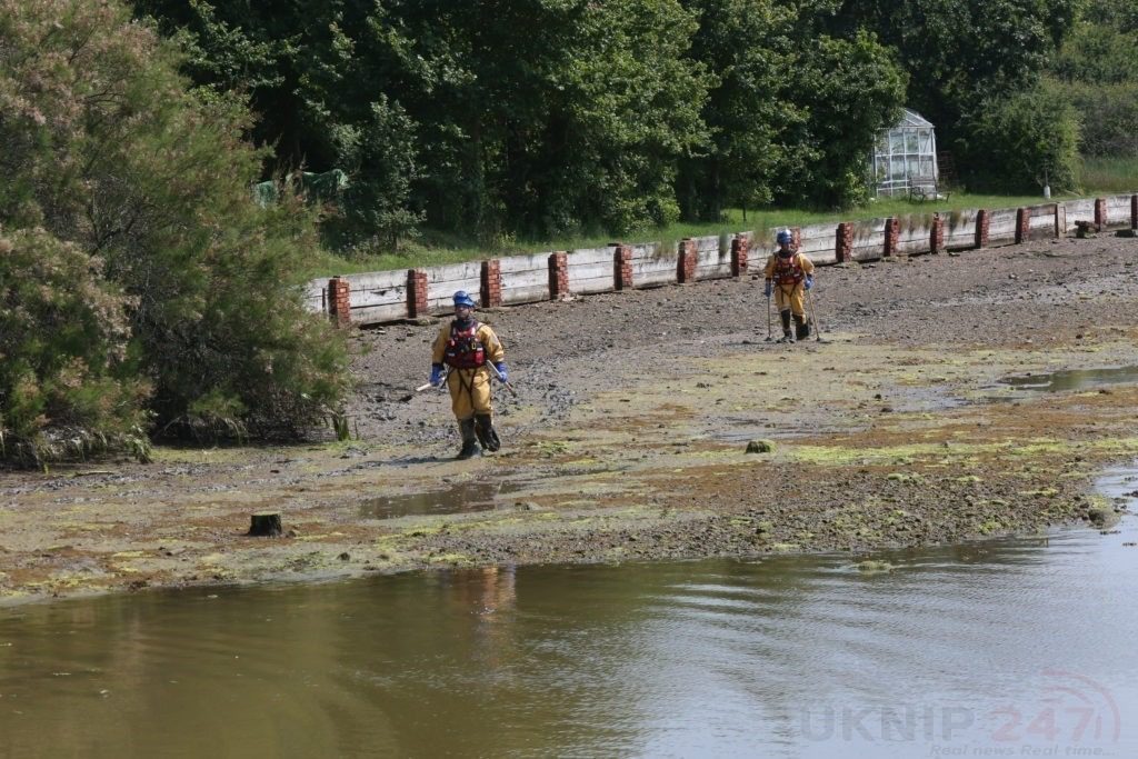 Police and search teams continue to scour creek close to adventure camp where missing zoology graduate, 22, was last seen alive three days ago on the Isle of Wight