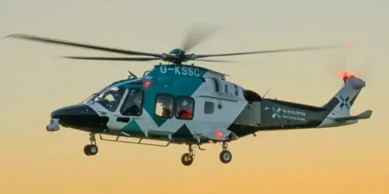 Kent and Sussex Air Ambulance Responds to Serious Crash Near Sevenoaks, Rushmoor Hill Road Closed