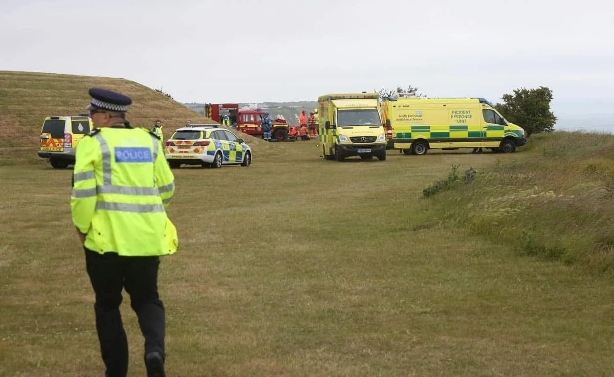 Cliff Chaos at Battle of Britain Memorial: Multiple Falls Spark Major Rescue Operation