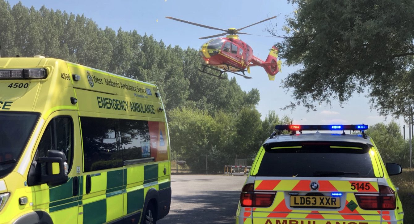 Ambulance staff worked with firefighters to rapidly extricate the man Sadly, despite best efforts, it was not possible to save him and he was confirmed dead at the scene