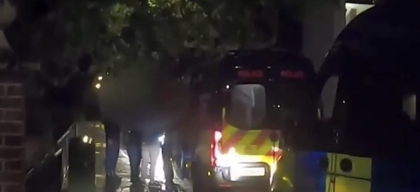 The 34-year-old man believed to be the head of the organised crime group was detained at his flat
