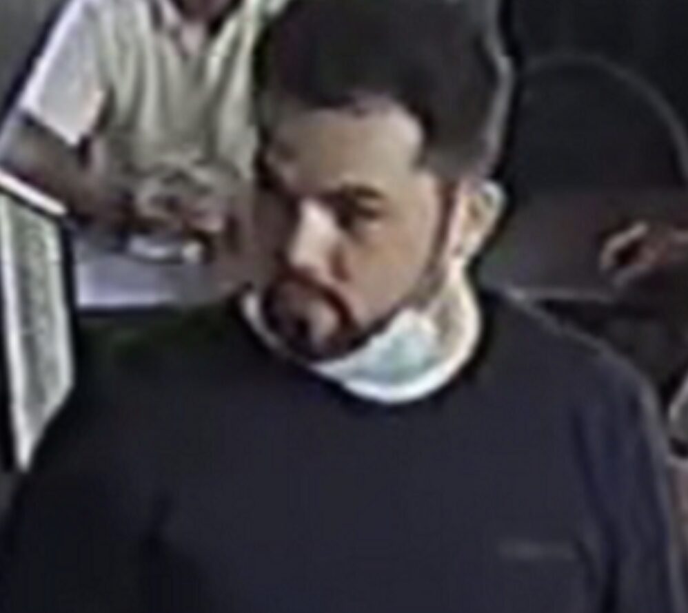 Officers are investigating a number of fraudulent activities in local pubs in Portsmouth and we’re keen to speak with this man in connection with these incidents
