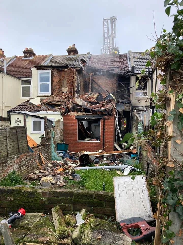 Gas Explosion in Portsmouth Terraced Homes Injures Three, Causes Major Fire and Evacuations