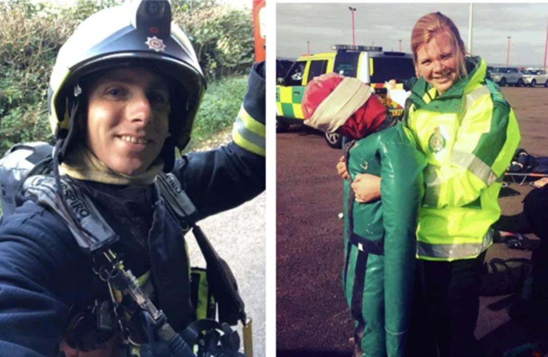 Firefighter and Paramedic’s Heartwarming Covid Love Story Sparks Valentine’s Day Engagement
