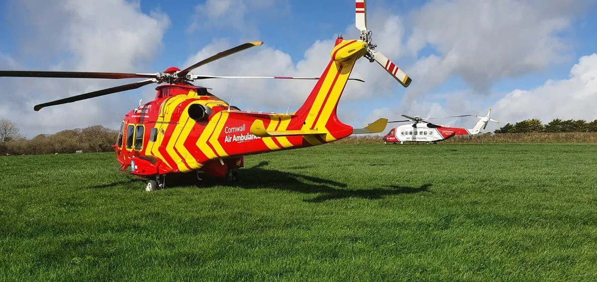 Hawk Jet Crash-Lands in Cornwall Field Near Helston – Two Injured, Emergency Services Respond