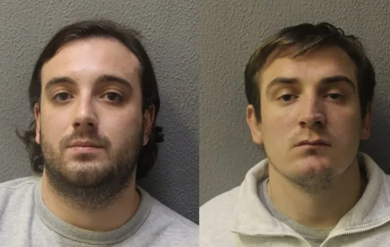 Two men have been jailed after stealing more than £40,000 in cash and perfume following a series of robberies in the West End
