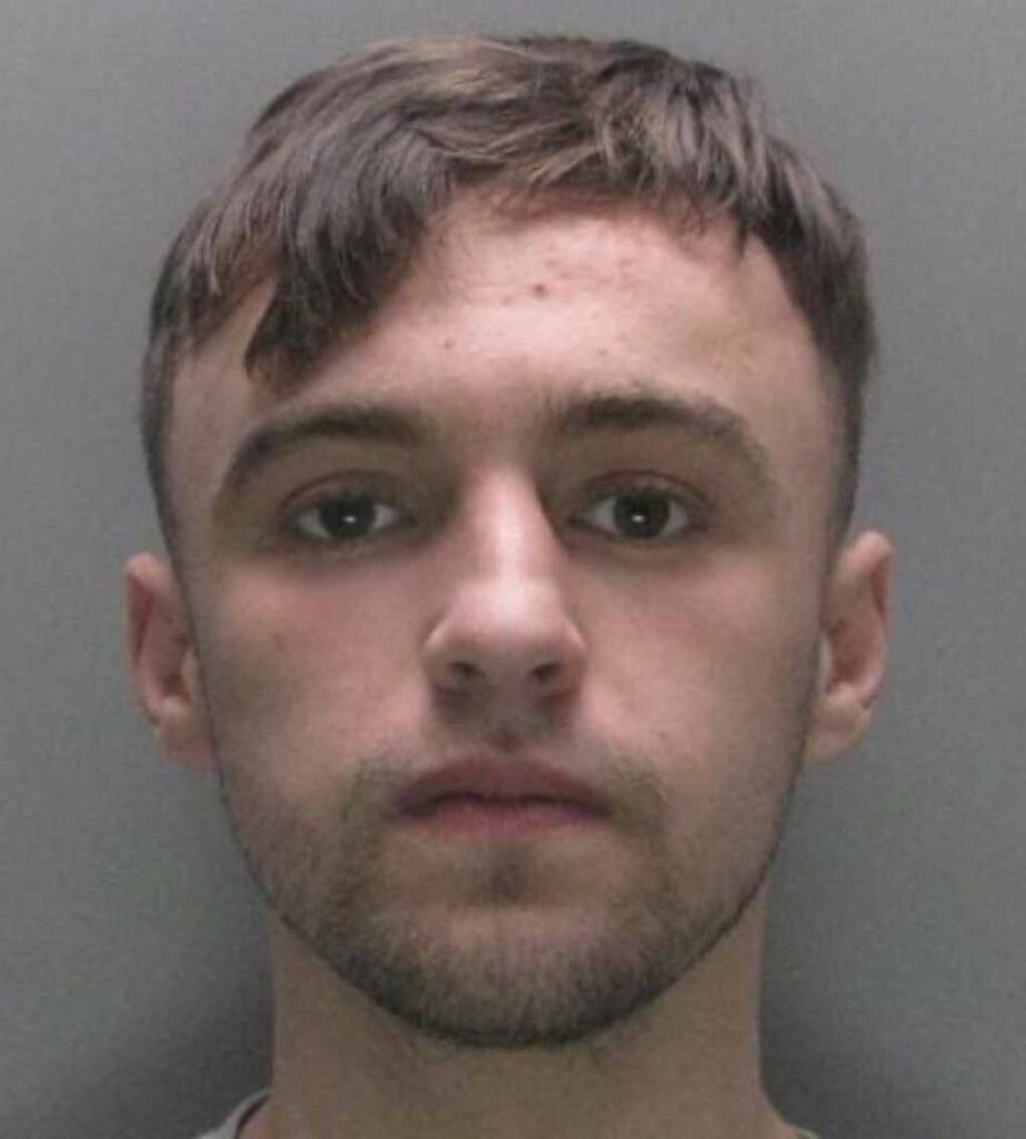 Gary Metcalfe verbally abused the terrified woman in her own home, telling her he would ‘kick the baby out of her’ and that he would bury her in the ground