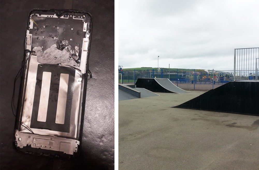 An 11-year-old girl has been robbed of her mobile phone – which has since been found smashed to pieces – after being intimidated by a group of older youths in Sandown