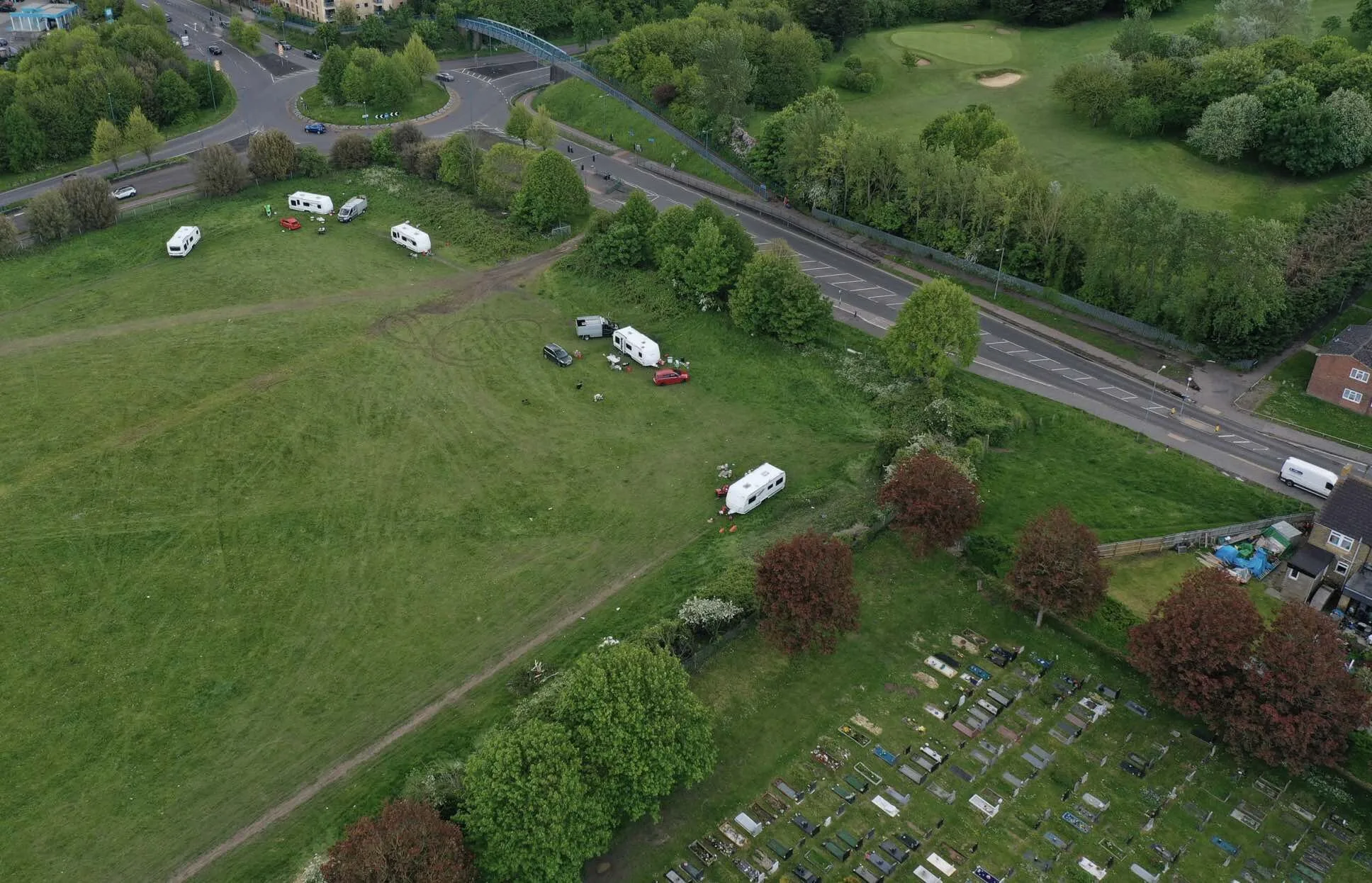 Travellers Spark Fury After Camped Beside Gillingham Cemetery, Mourners Abused and Site Left Rubbished