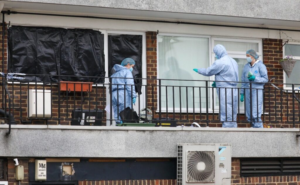 An investigation has been launched and a man arrested following a fatal stabbing in Cheam.