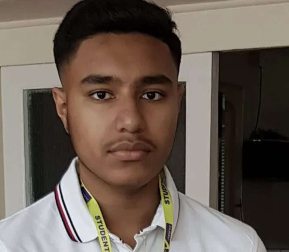 A teenager who murdered a 16-year-old boy before being caught on camera demonstrating how he carried out the attack has been sentenced to more than 17 years in jail
