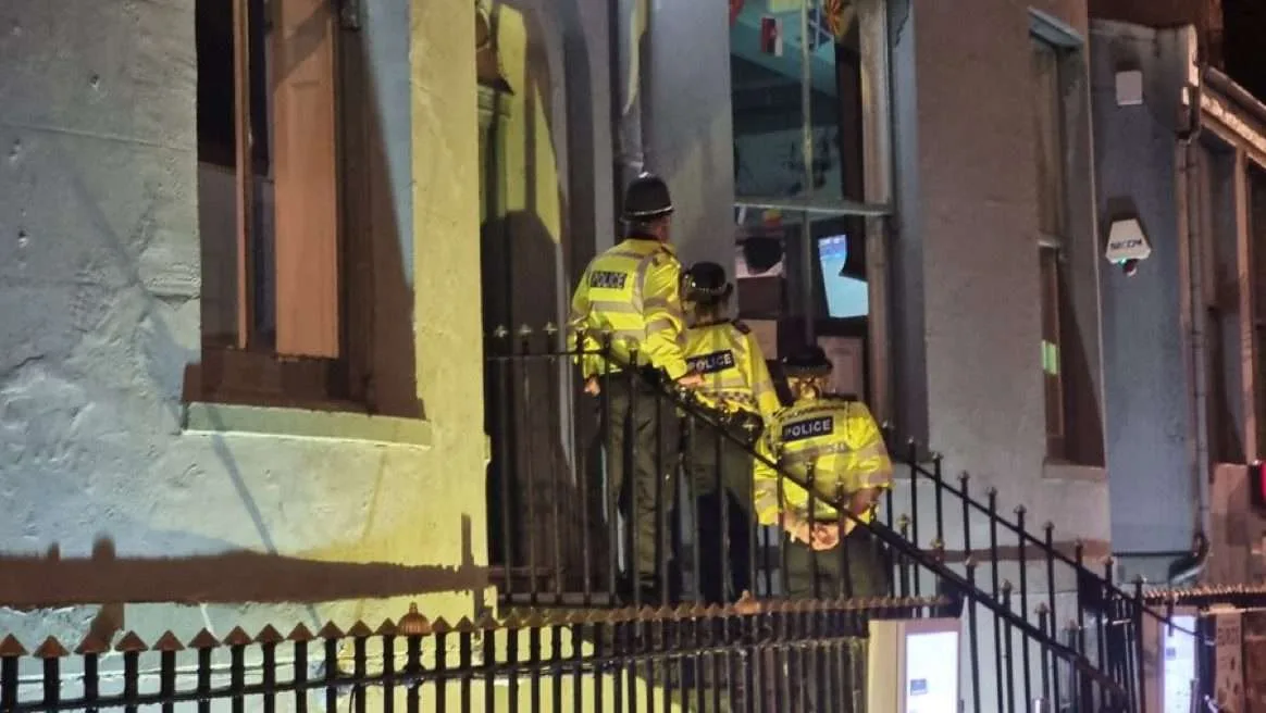 Police are seeking to identify two people involved in an altercation after the Euro 2020 final in Brighton.