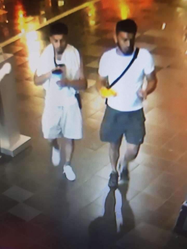 Police are appealing for the public’s help in identifying the men in these CCTV images in connection with an ongoing assault investigation