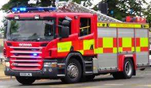 Firefighters Race to Stop Bonfire Flames Spreading