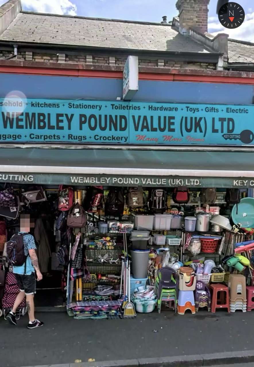Thirty firefighters called to battle blaze at Poundvalue  in Wembley