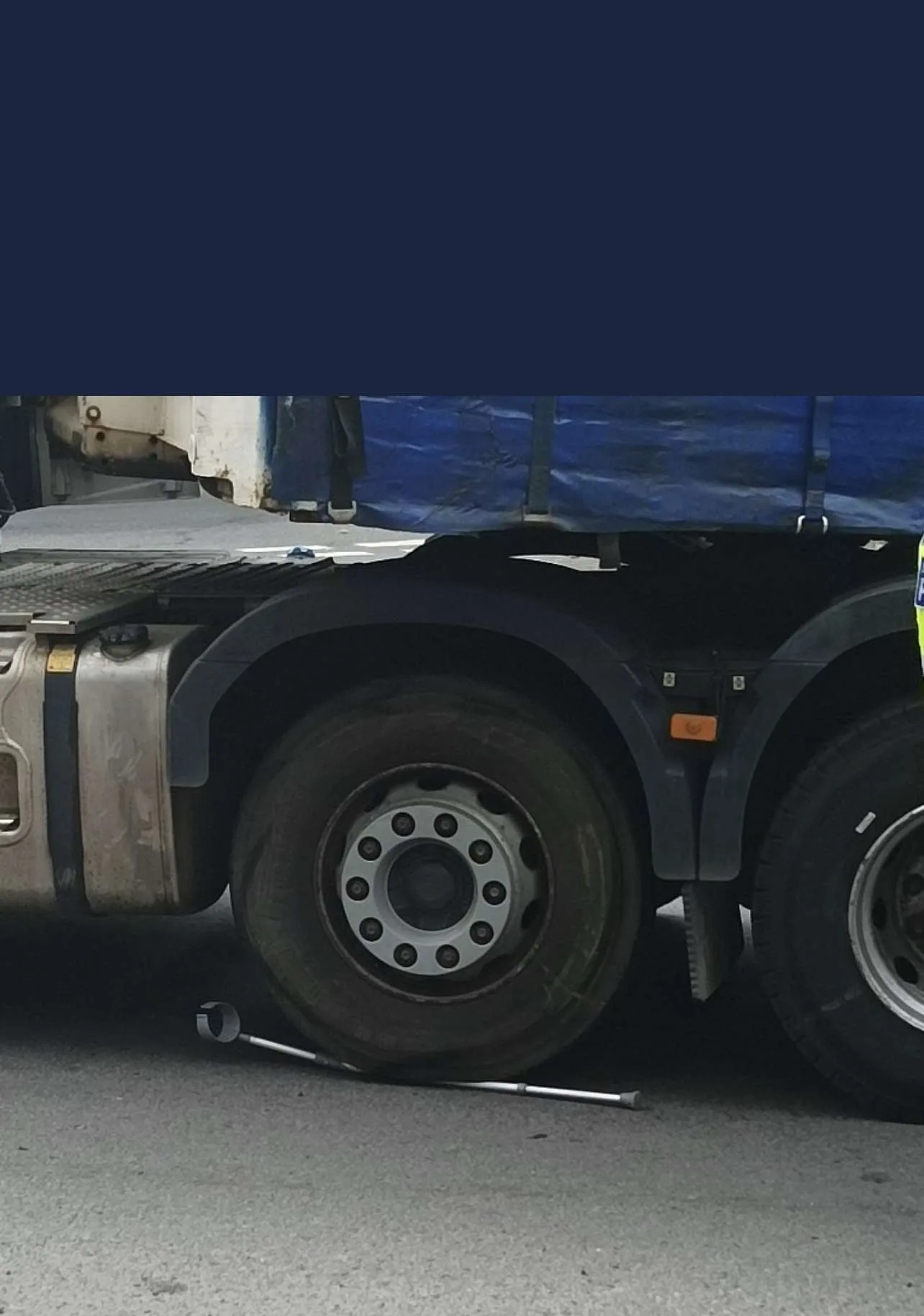 Man on crutches rushed to hospital after collision involving HGV in Lewisham