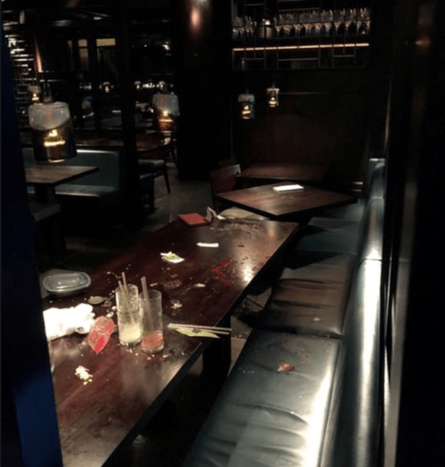 Man rushed to hospitial with neck and head injuries after glass attack at Mayfair restaurant
