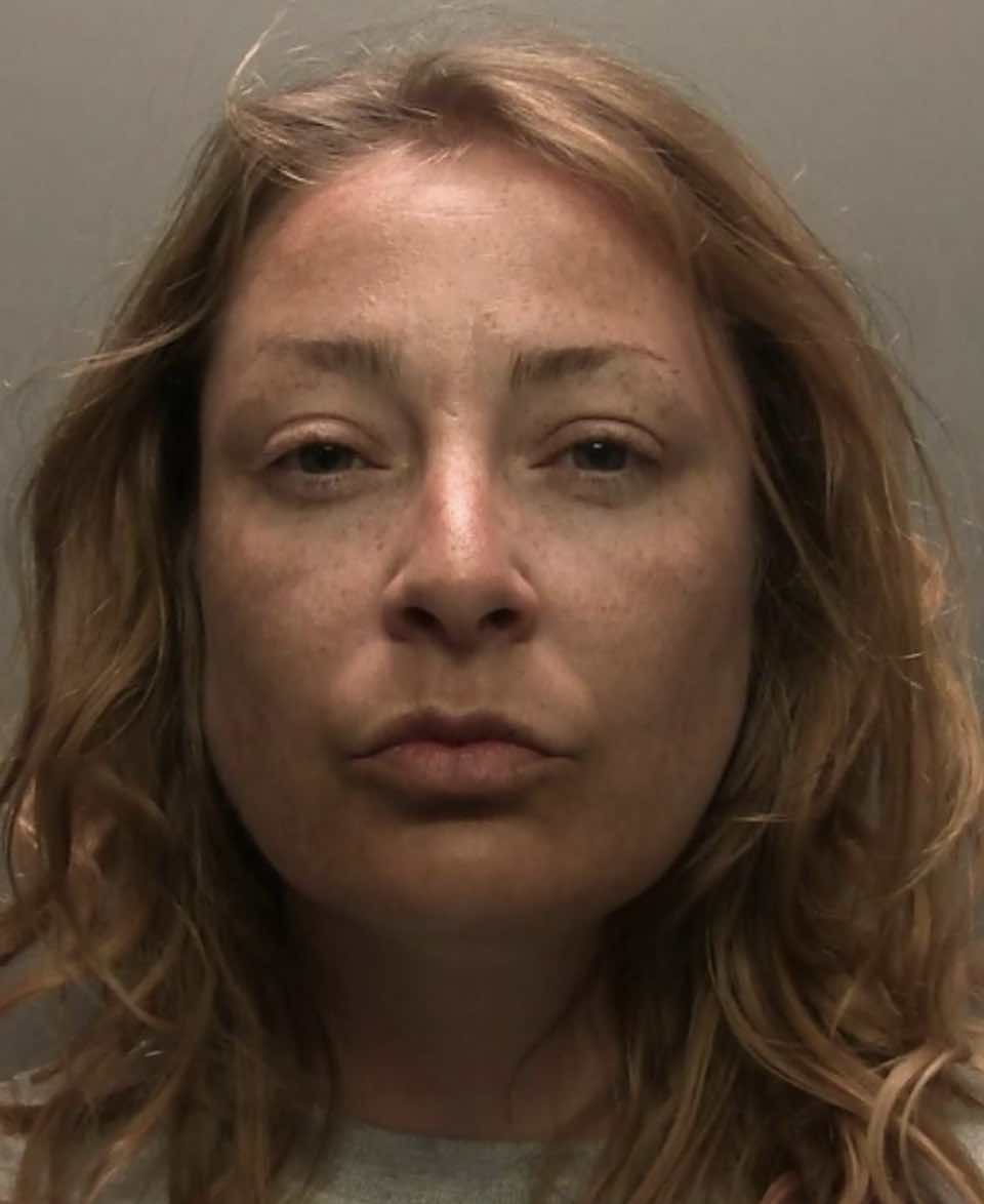 Arsonist Kirsty Brend is wanted in connection with a fire at a block of flats in Walton she may be in hiding in Kent